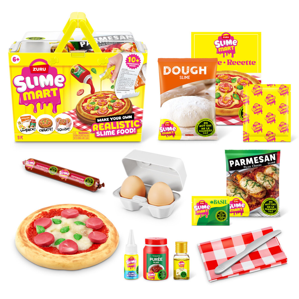 Slime Mart Shopping Basket Піца - ігровий набір зі слаймами (15905B)