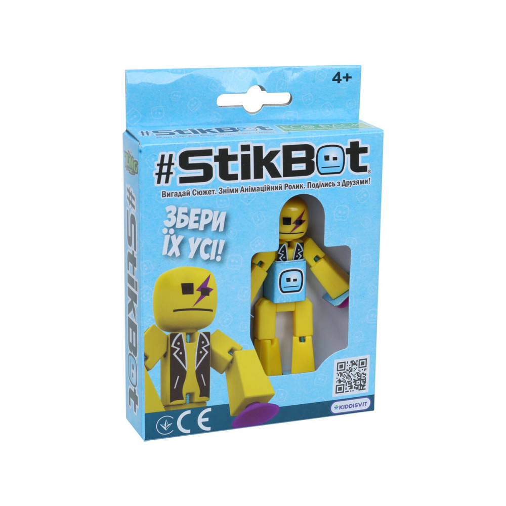 StikBot Рокер - фігурка для анімаційної творчості (TST616-23UAKDRO) StikBot Рокер - фігурка для анімаційної творчості (TST616-23UAKDRO)