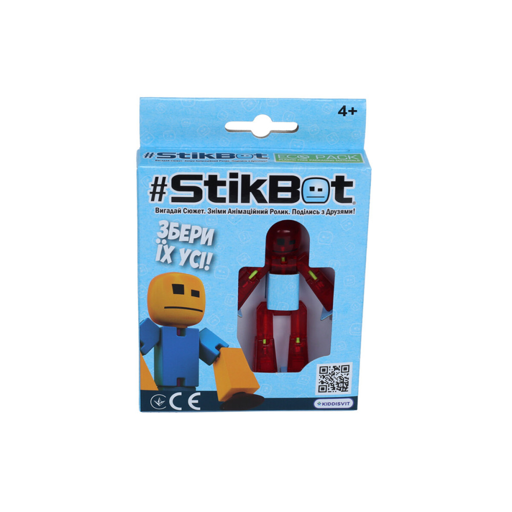 StikBot Червоний - фігурка для анімаційної творчості (TST616-23UAKDR)