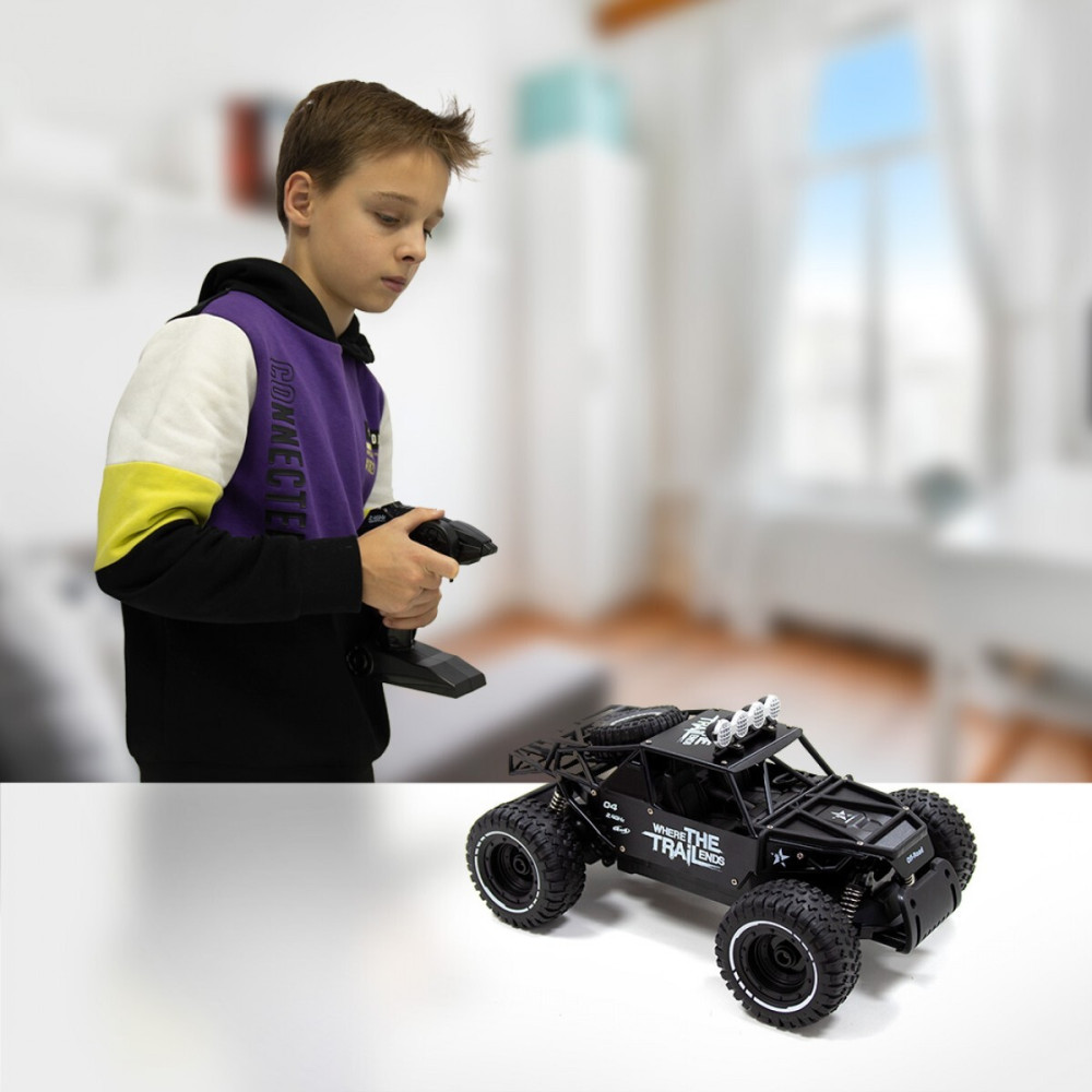 Sulong Toys Off-Road Crawler Race - радиоуправляемый автомобиль • Матовый черный (SL-309RHMBl)