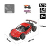 Sulong Toys Gesture Sensing Dizzy - радіокерований автомобіль з сенсорним керуванням • Червоний (SL-285RHR)