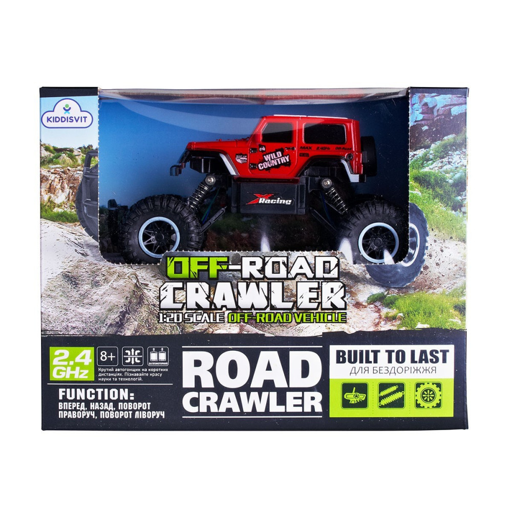 Sulong Toys OFF-ROAD CRAWLER WILD COUNTRY - автомобіль на радіокеруванні • Червоний (SL-106AR)
