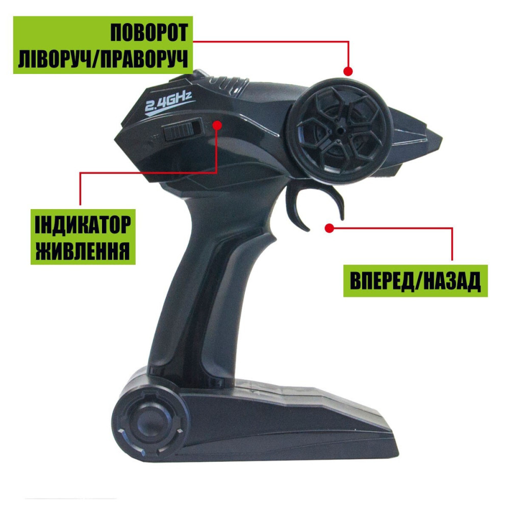 Sulong Toys OFF-ROAD CRAWLER WHERE THE TRAIL ENDS - автомобіль на радіокеруванні • Матовий чорний (SL-121RHMBl)