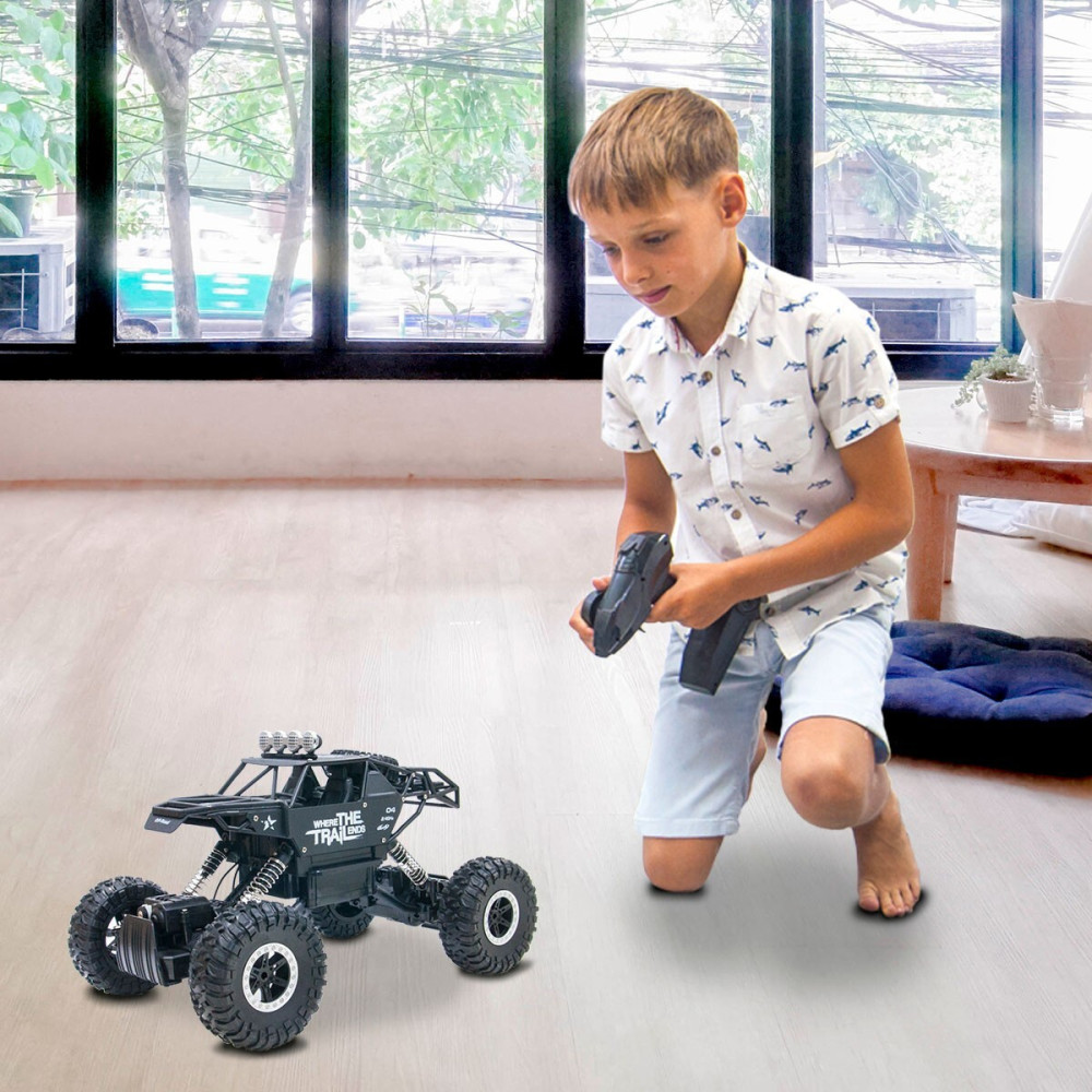 Sulong Toys OFF-ROAD CRAWLER WHERE THE TRAIL ENDS - автомобіль на радіокеруванні • Матовий чорний (SL-121RHMBl)