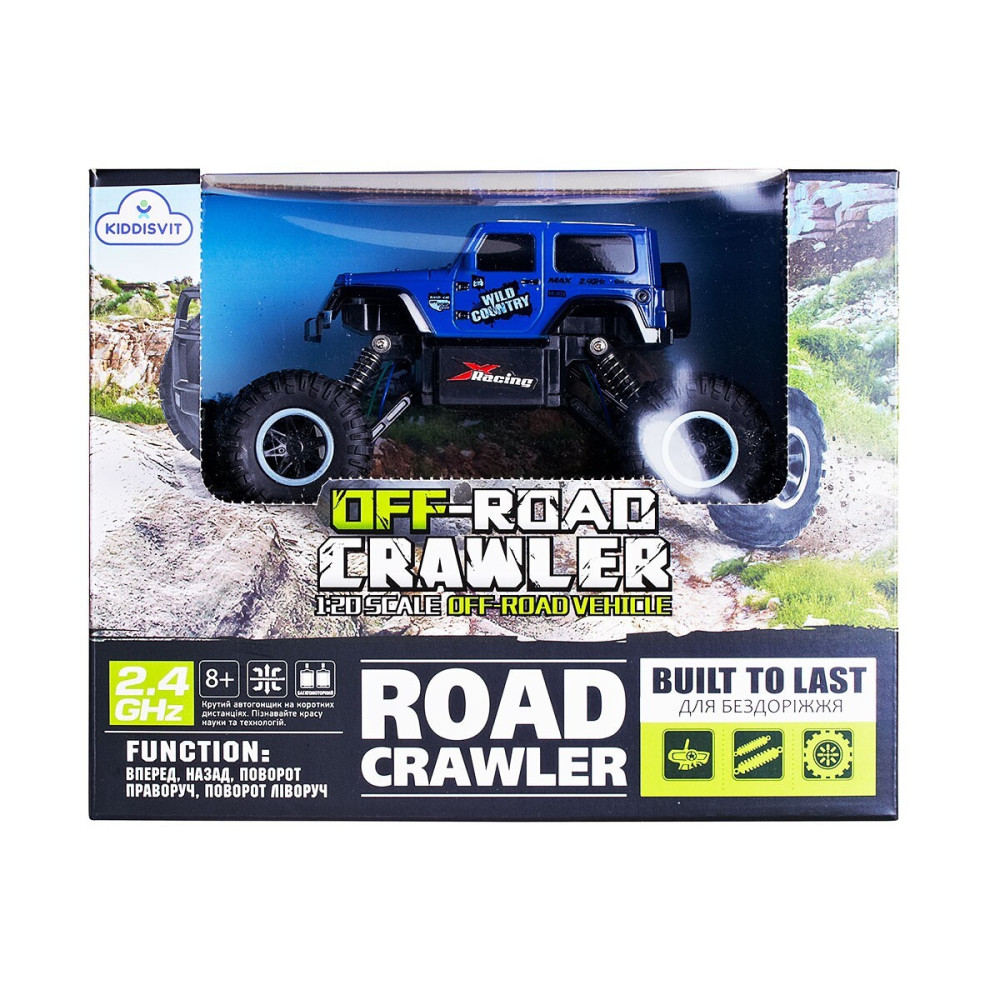 Sulong Toys OFF-ROAD CRAWLER WILD COUNTRY - автомобиль на радиоуправлении • Синий (SL-106AB)