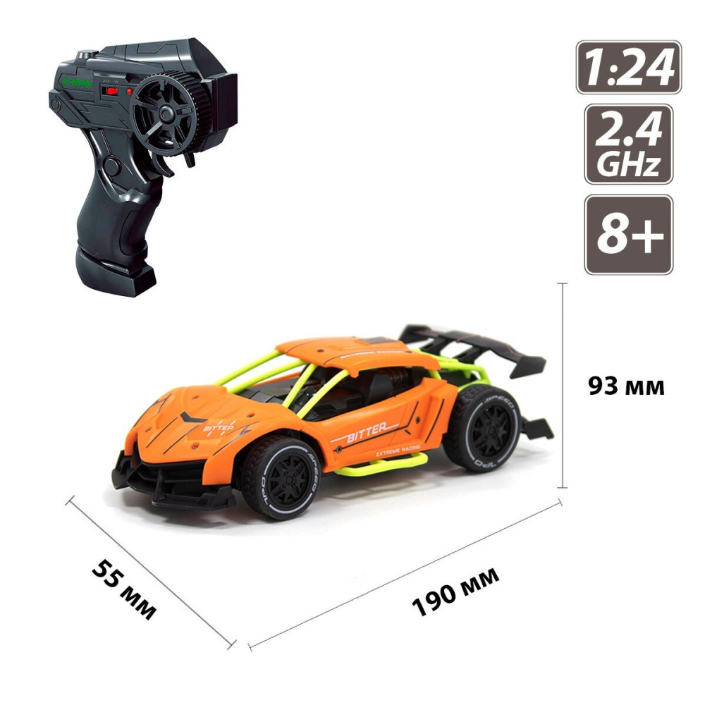 Sulong Toys SPEED RACING DRIFT BITTER - автомобиль на радиоуправлении • Оранжевый (SL-291RHO)