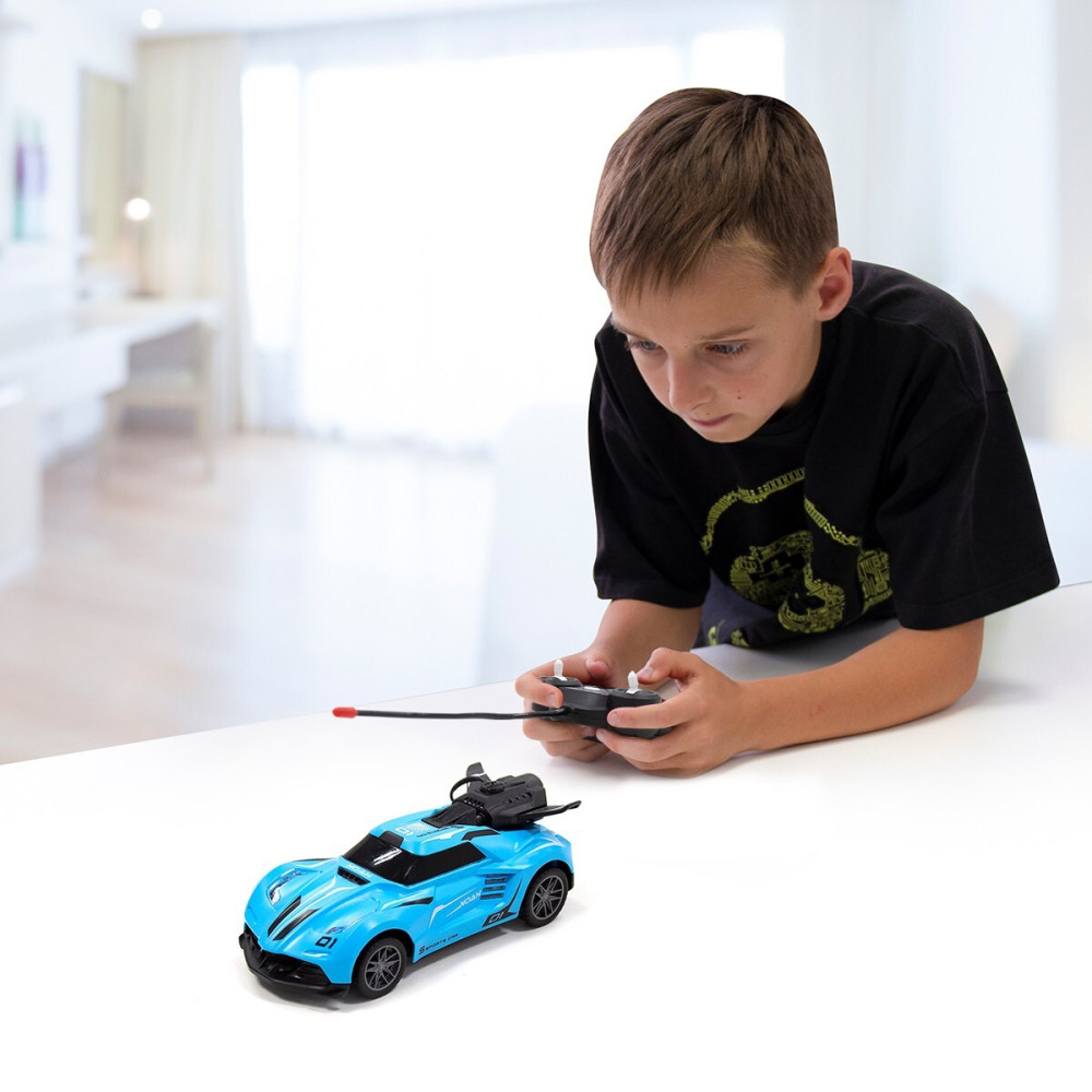 Sulong Toys Spray Car Sport - автомобіль на радіокеруванні з вихлопною парою • Блакитний (SL-354RHBL)
