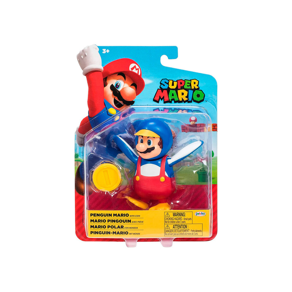 Super Mario Марио-пингвин - игровая фигурка с артикуляцией и аксессуаром (40824i)