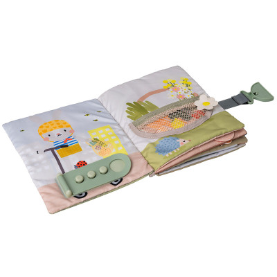 Taf Toys Бизикнига Зайчонок - развивающая мягкая книжка (13355)