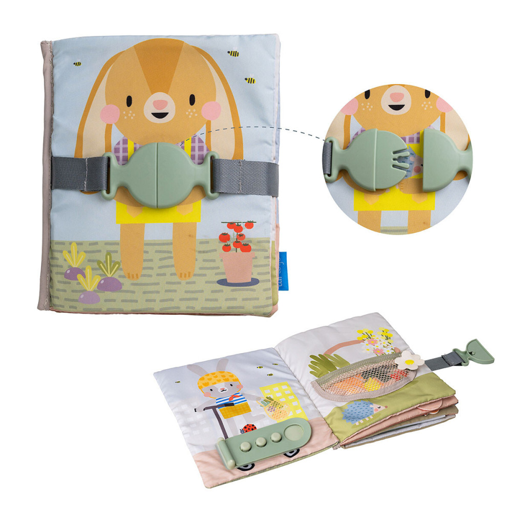 Taf Toys Бизикнига Зайчонок - развивающая мягкая книжка (13355) Taf Toys Бизикнига Зайчонок - развивающая мягкая книжка (13355)
