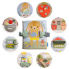 Taf Toys Бизикнига Зайчонок - развивающая мягкая книжка (13355)