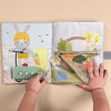 Taf Toys Бизикнига Зайчонок - развивающая мягкая книжка (13355)