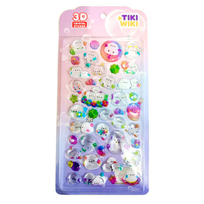 Tiki Wiki Crystal Тікі казка - набір 3D-наліпок (25ESE009-02)