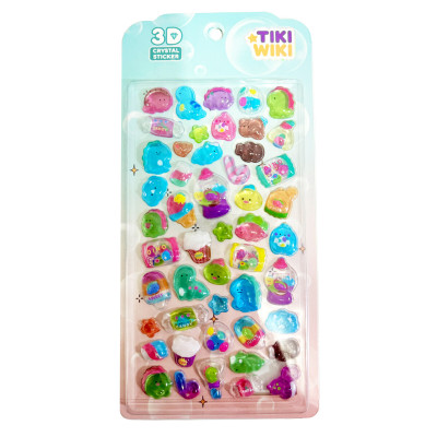 Tiki Wiki Crystal Тікі натхнення - набір 3D-наліпок (25ESE009-06)
