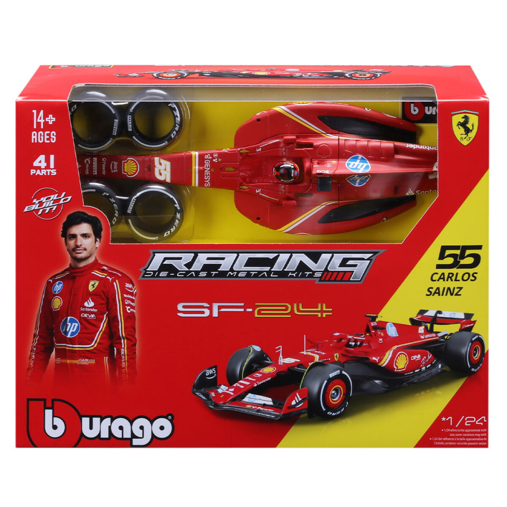 Bburago Ferrari SF-24 #55 Kit - авто-конструктор 1:24 (18-26859) Bburago Ferrari SF-24 #55 Kit - авто-конструктор 1:24 (18-26859)
