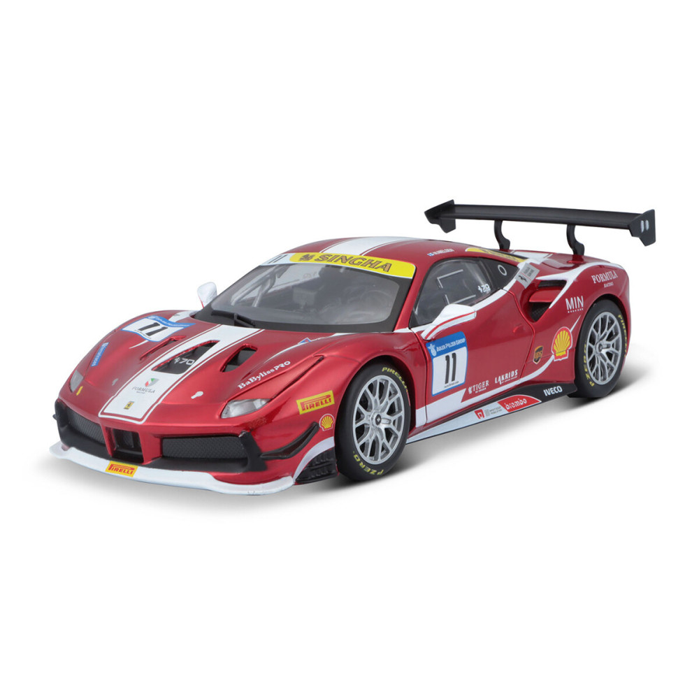 Bburago Ferrari 488 Challenge Kit - авто-конструктор 1:24 (18-26586)