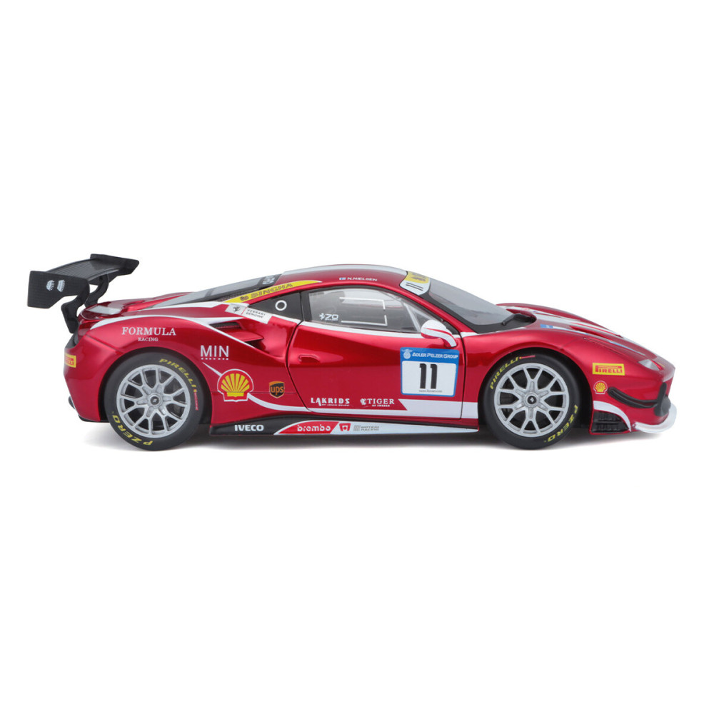 Bburago Ferrari 488 Challenge Kit - авто-конструктор 1:24 (18-26586)