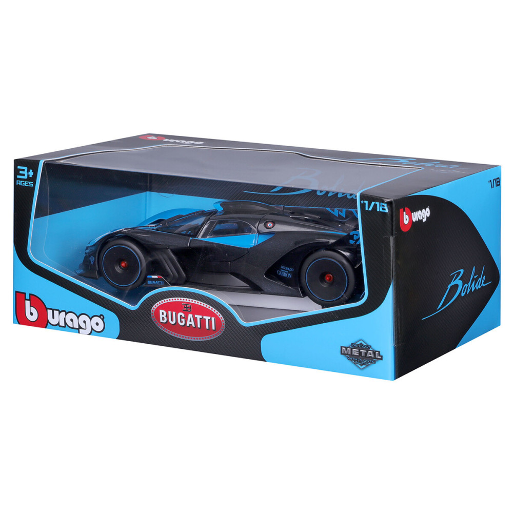 Bburago Bugatti Bolide 1:18 - автомодель • Чорно-синій (18-11047 BU)