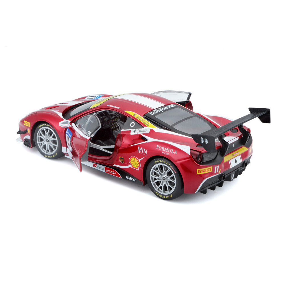 Bburago Ferrari 488 Challenge 1:24 - автомодель • Червоний (18-26308)
