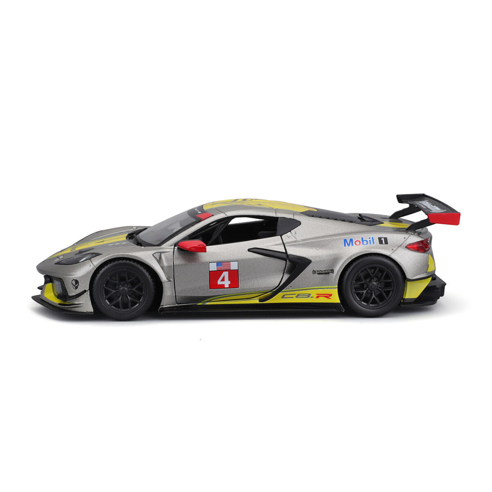 Bburago Chevrolet Corvette C8.R 1:24 - автомодель • Сірий (18-28024)