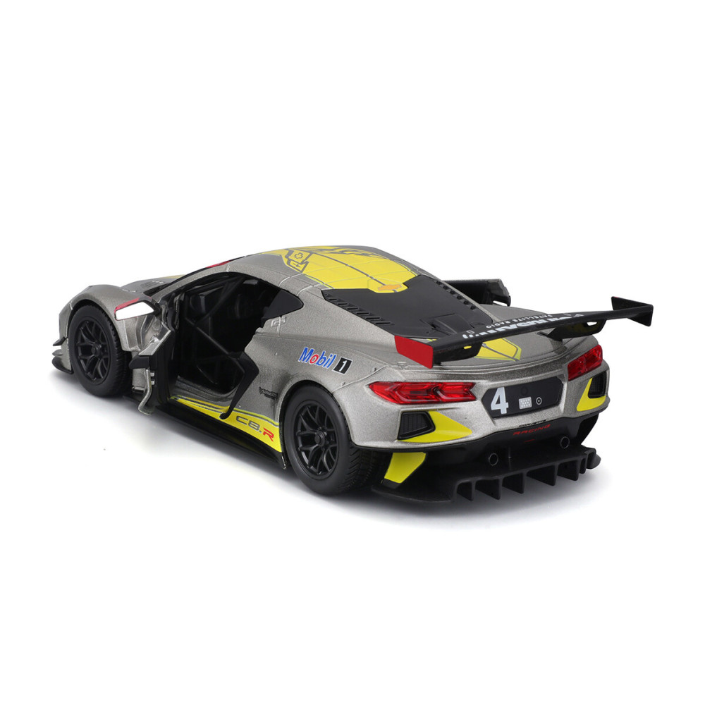 Bburago Chevrolet Corvette C8.R 1:24 - автомодель • Сірий (18-28024)