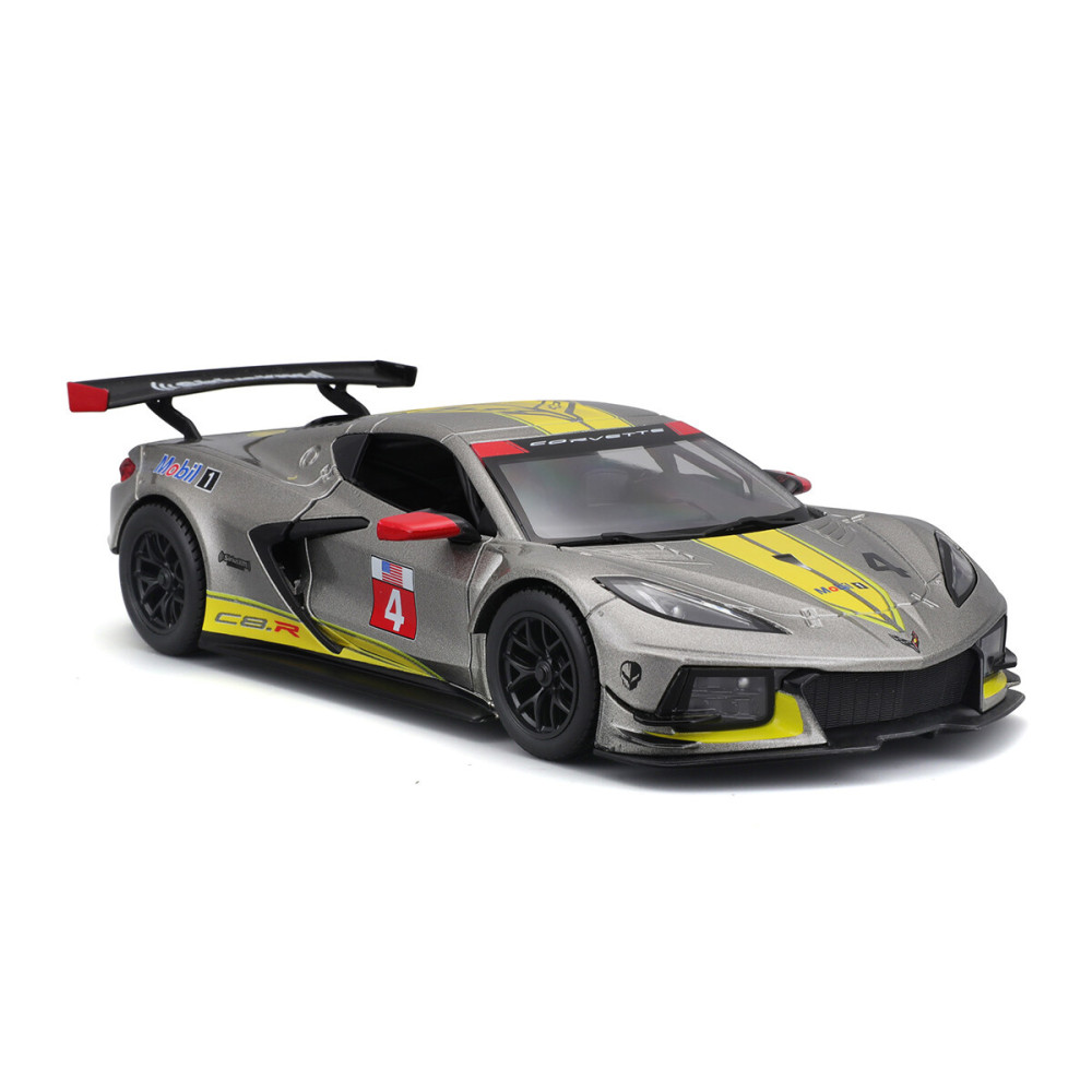 Bburago Chevrolet Corvette C8.R 1:24 - автомодель • Сірий (18-28024)