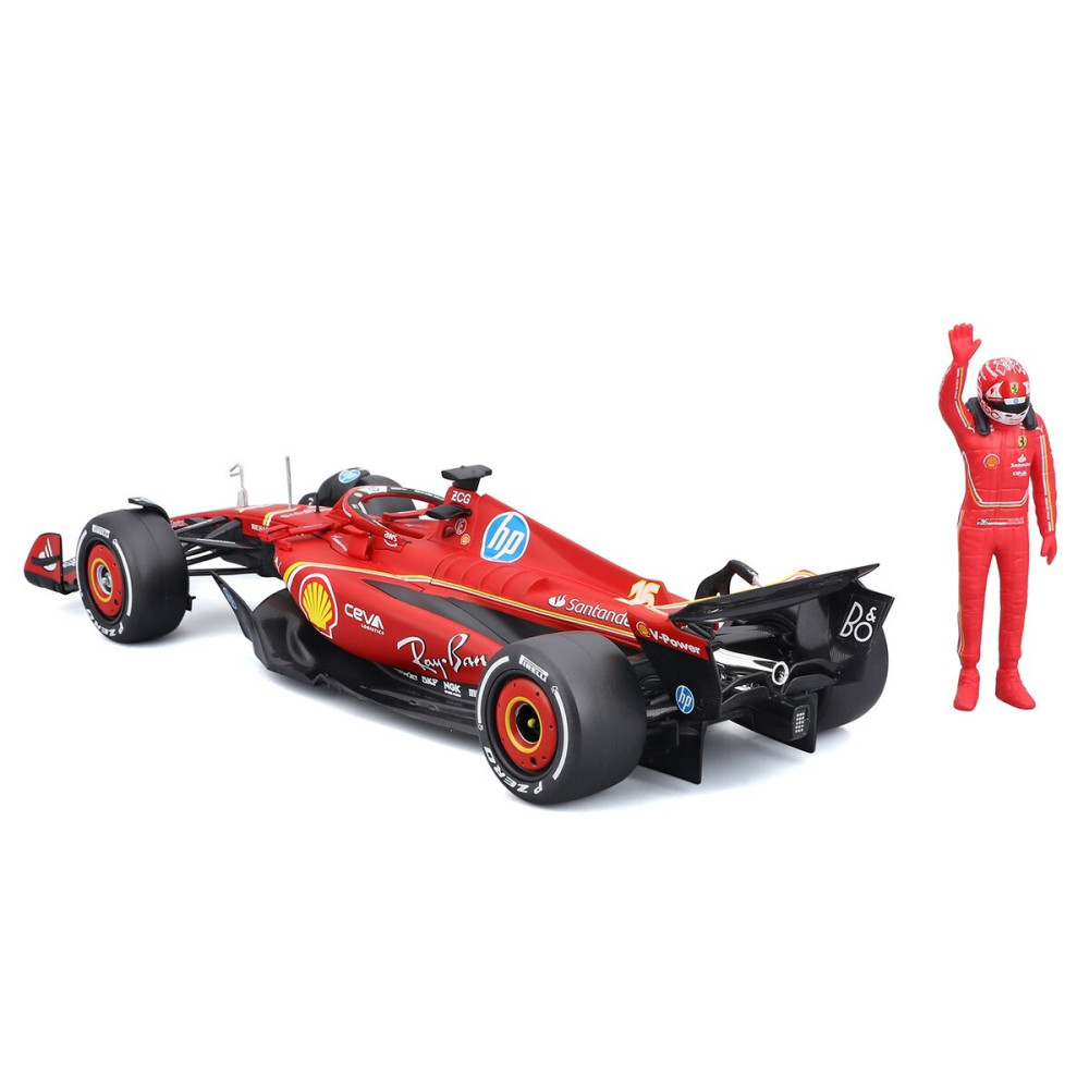 Bburago Ferrari SF-24 з фігуркою - автомодель 1:24 (18-26823)