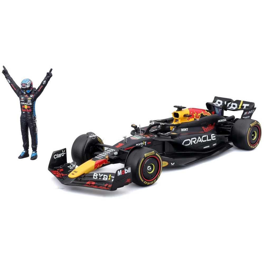 Bburago Oracle Red Bull Racing RB20 з фігуркою - автомодель 1:24 (18-28060 (#1))