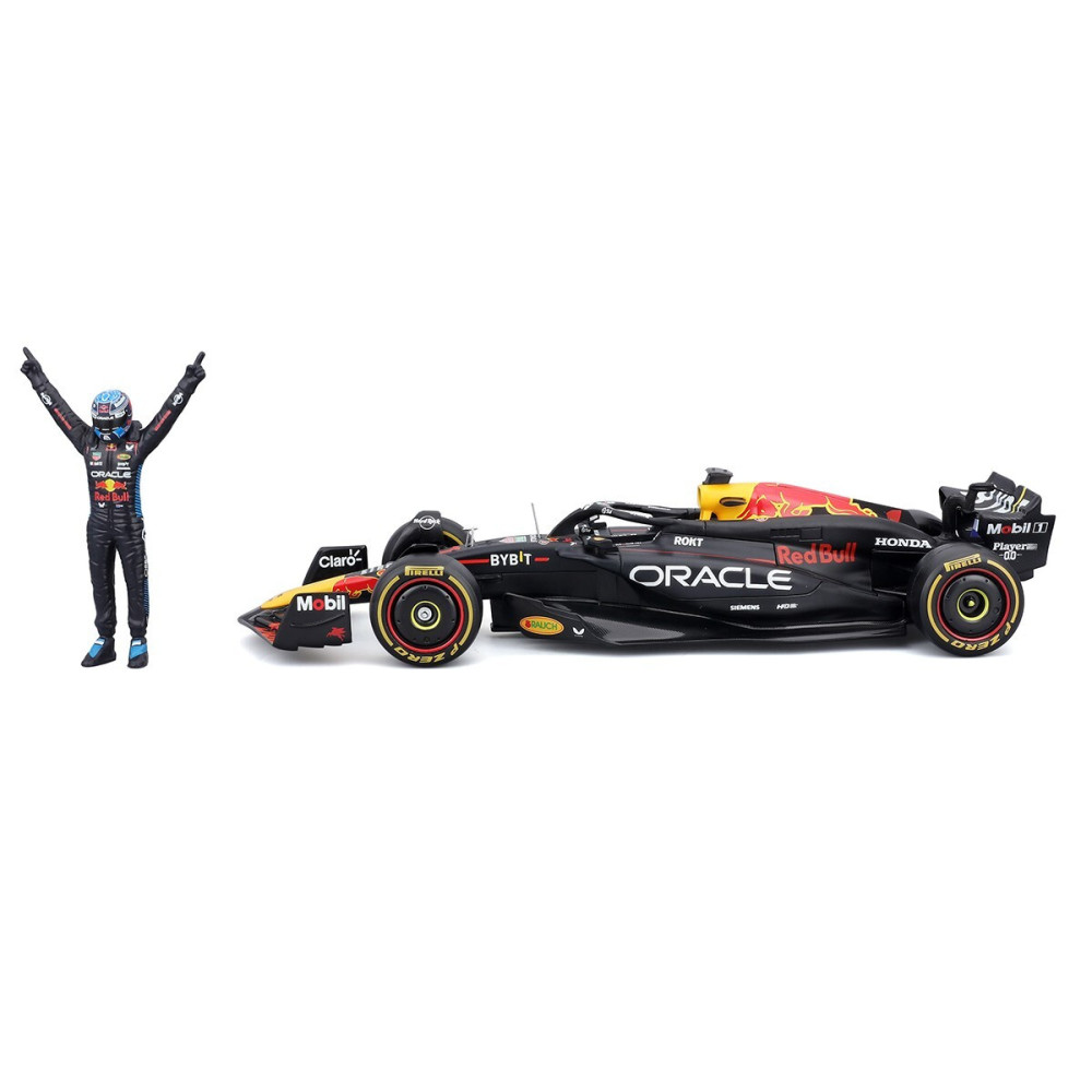 Bburago Oracle Red Bull Racing RB20 з фігуркою - автомодель 1:24 (18-28060 (#1)) Bburago Oracle Red Bull Racing RB20 з фігуркою - автомодель 1:24 (18-28060 (#1))