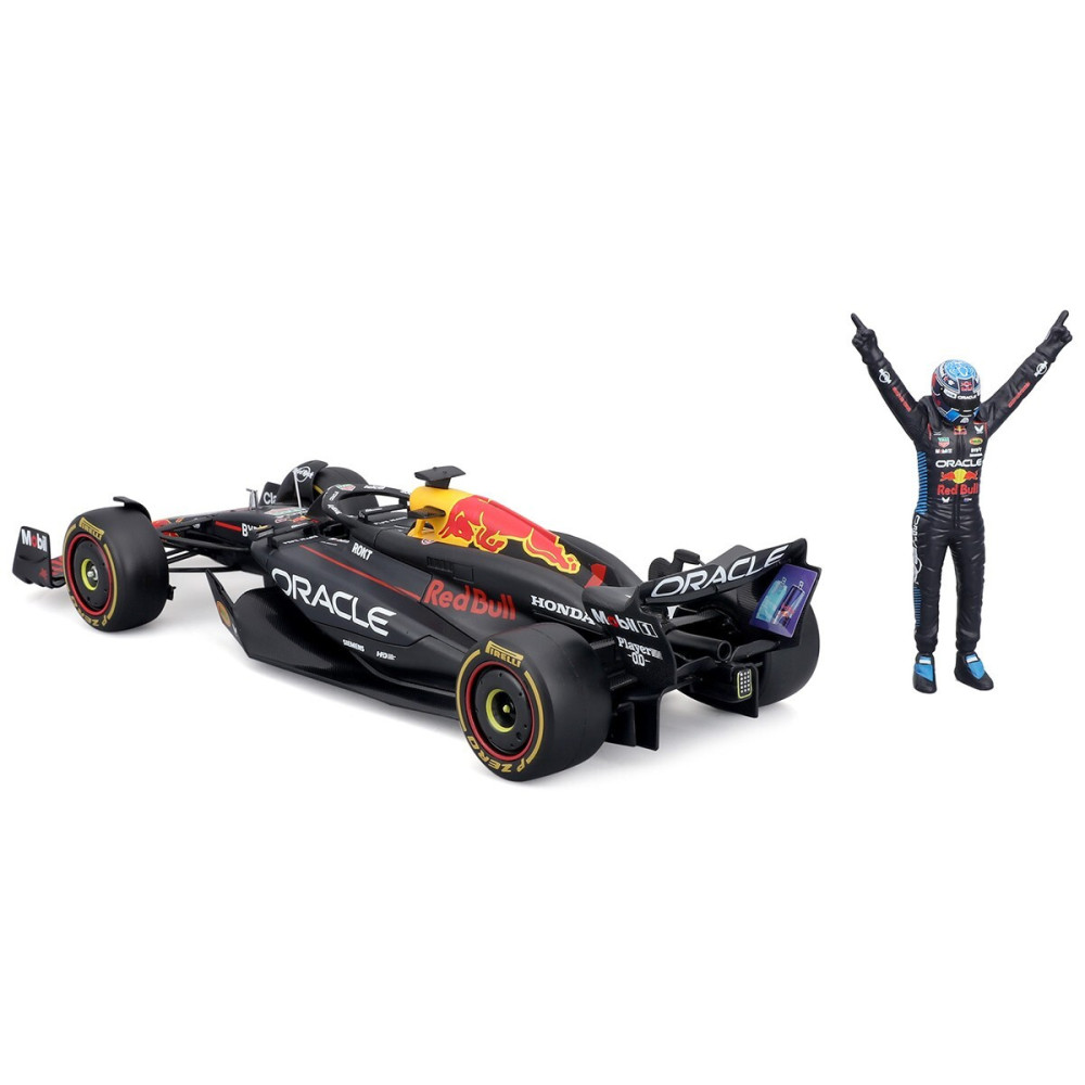 Bburago Oracle Red Bull Racing RB20 з фігуркою - автомодель 1:24 (18-28060 (#1)) Bburago Oracle Red Bull Racing RB20 з фігуркою - автомодель 1:24 (18-28060 (#1))