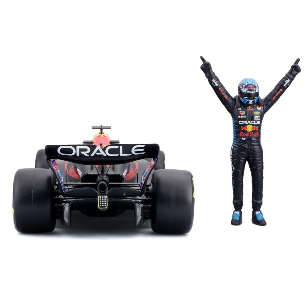 Bburago Oracle Red Bull Racing RB20 з фігуркою - автомодель 1:24 (18-28060 (#1)) Bburago Oracle Red Bull Racing RB20 з фігуркою - автомодель 1:24 (18-28060 (#1))