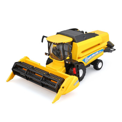 Bburago New Holland TC5.90 - автомодель зерноуборочного комбайна • Желтый с черным (18-31721)