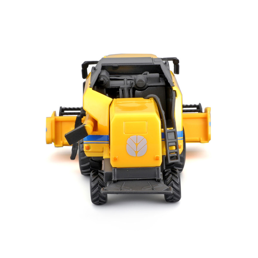 Bburago New Holland TC5.90 - автомодель зернозбирального комбайна • Жовтий з чорним (18-31721)