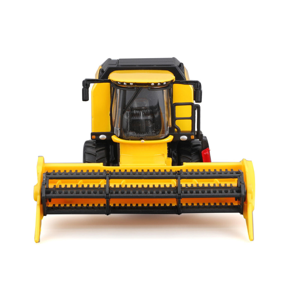 Bburago New Holland TC5.90 - автомодель зернозбирального комбайна • Жовтий з чорним (18-31721)