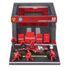 Bburago PIT PASS Ferrari SF-25 - ігровий набір з гаражем (18-36865)