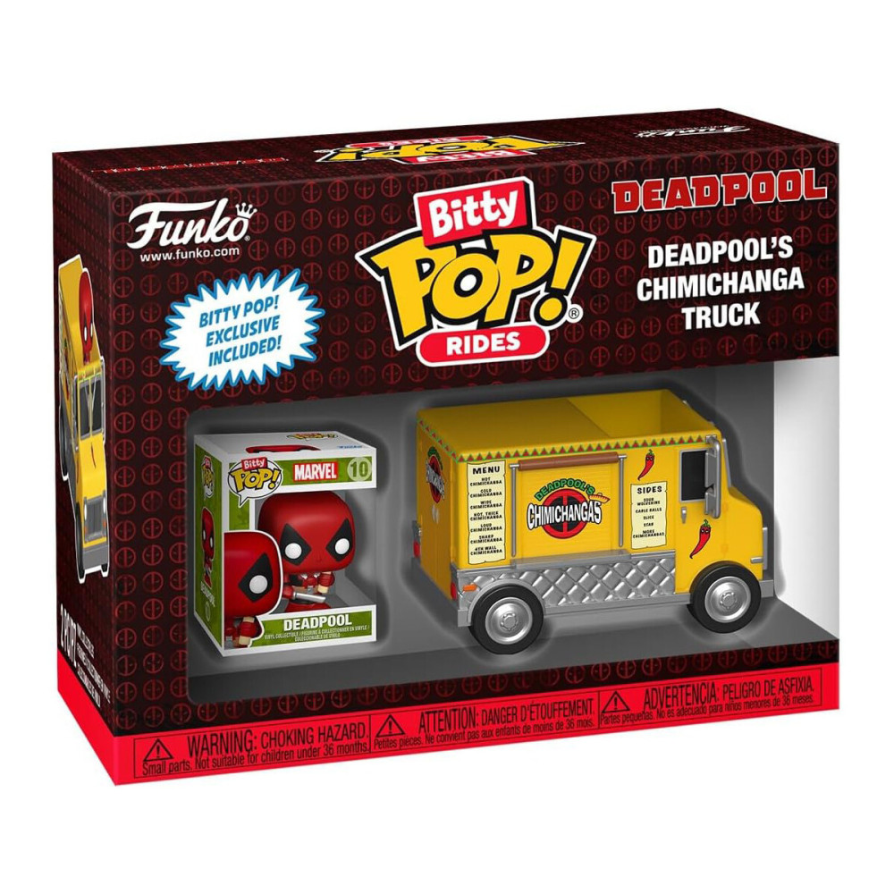 Funko BITTY POP! Ride Дедпул і вантажівка Чімічанги - набір ігрових фігурок (83625) Funko BITTY POP! Ride Дедпул і вантажівка Чімічанги - набір ігрових фігурок (83625)