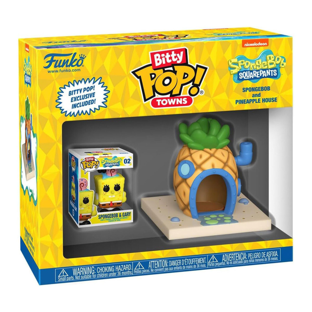Funko BITTY POP! Town Губка Боб и его дом - набор игровых фигурок (83638)