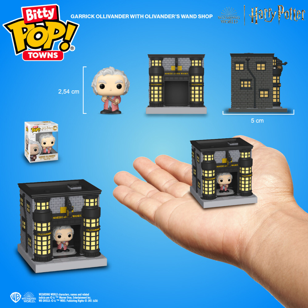Funko BITTY POP! Town Олівандер і крамниця чарівних паличок - набір ігрових фігурок (83627)