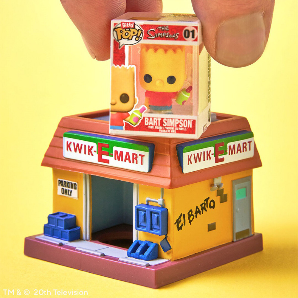 Funko BITTY POP! Town Барт Сімпсон і Квікі-март - набір ігрових фігурок (83684)