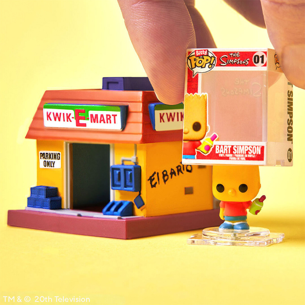 Funko BITTY POP! Town Барт Сімпсон і Квікі-март - набір ігрових фігурок (83684)