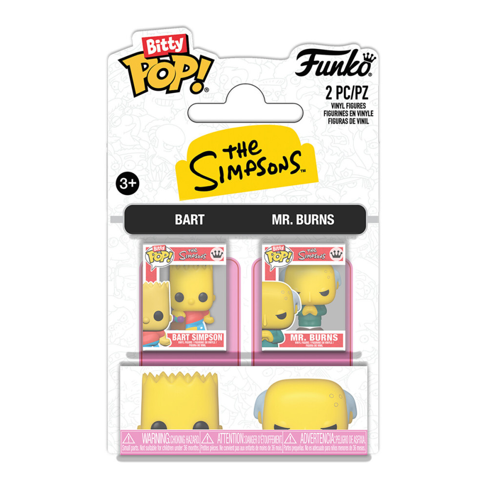 Funko BITTY POP! Симпсоны Барт и мистер Бернс - набор игровых фигурок (94216) Funko BITTY POP! Симпсоны Барт и мистер Бернс - набор игровых фигурок (94216)