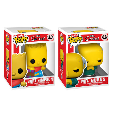 Funko BITTY POP! Симпсоны Барт и мистер Бернс - набор игровых фигурок (94216)
