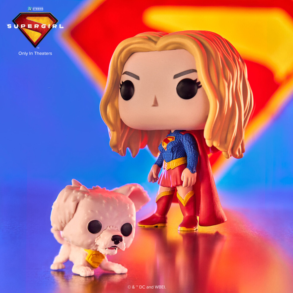 Funko POP! Суперґьорл і Крипто Суперпес - набір ігрових фігурок (90801)