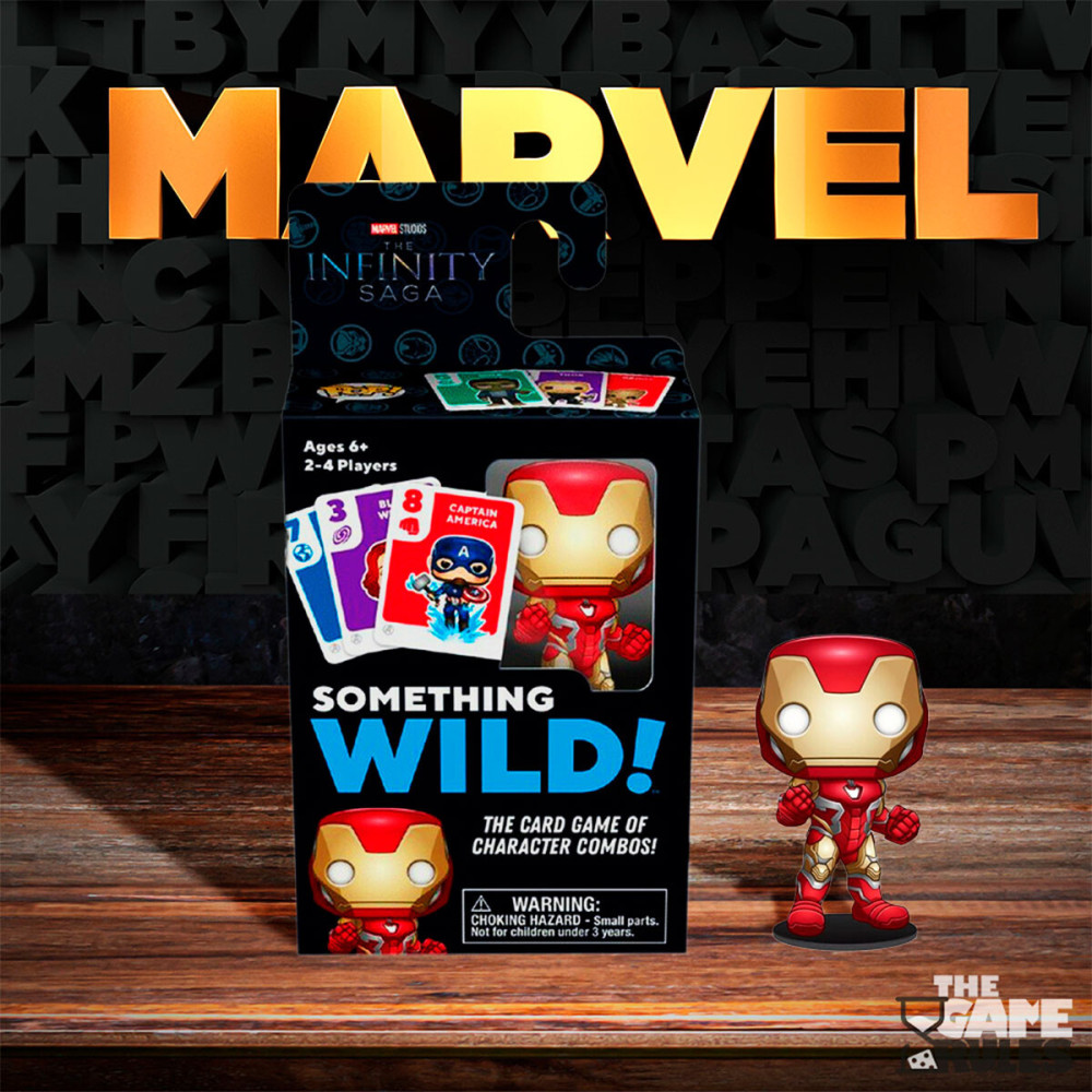Funko Something Wild! Війна нескінченності Залізна Людина - настільна гра з картками (60495)