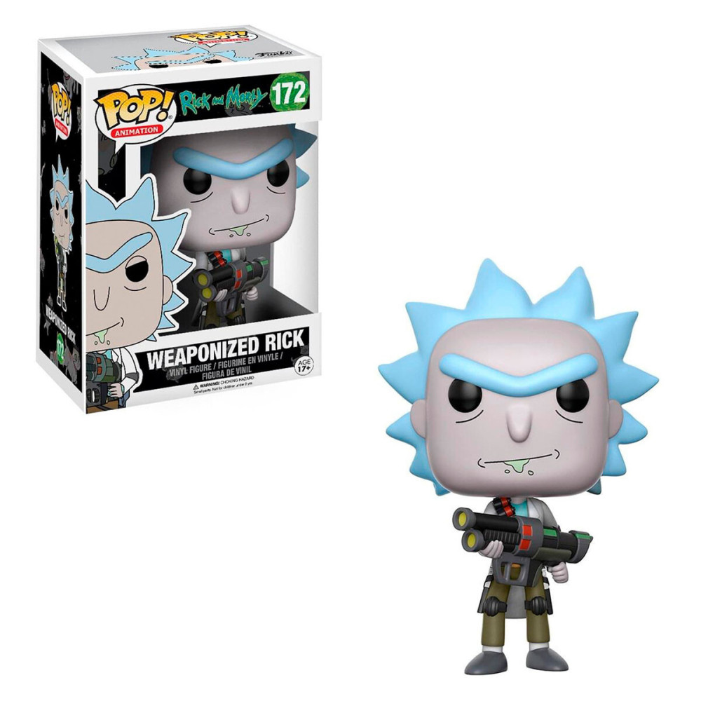 Funko POP! Рік і Морті Weaponized Rick - ігрова фігурка (12439-PX-1QW)