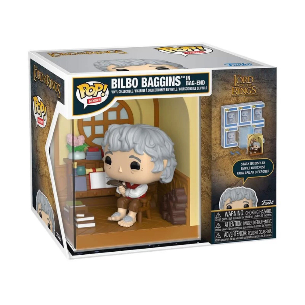 Funko POP! Nooks Володар перснів Більбо Торбин у Торбиному Куті - ігрова фігурка (90463)