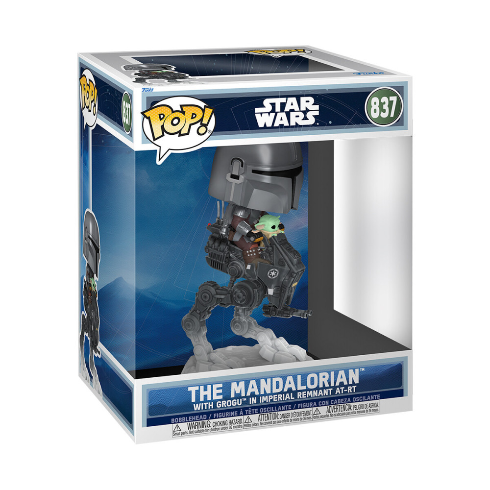 Funko POP! Rides Мандалорець і Ґроґу Мандо з Ґроґу на всюдиході - ігрова фігурка (90812)
