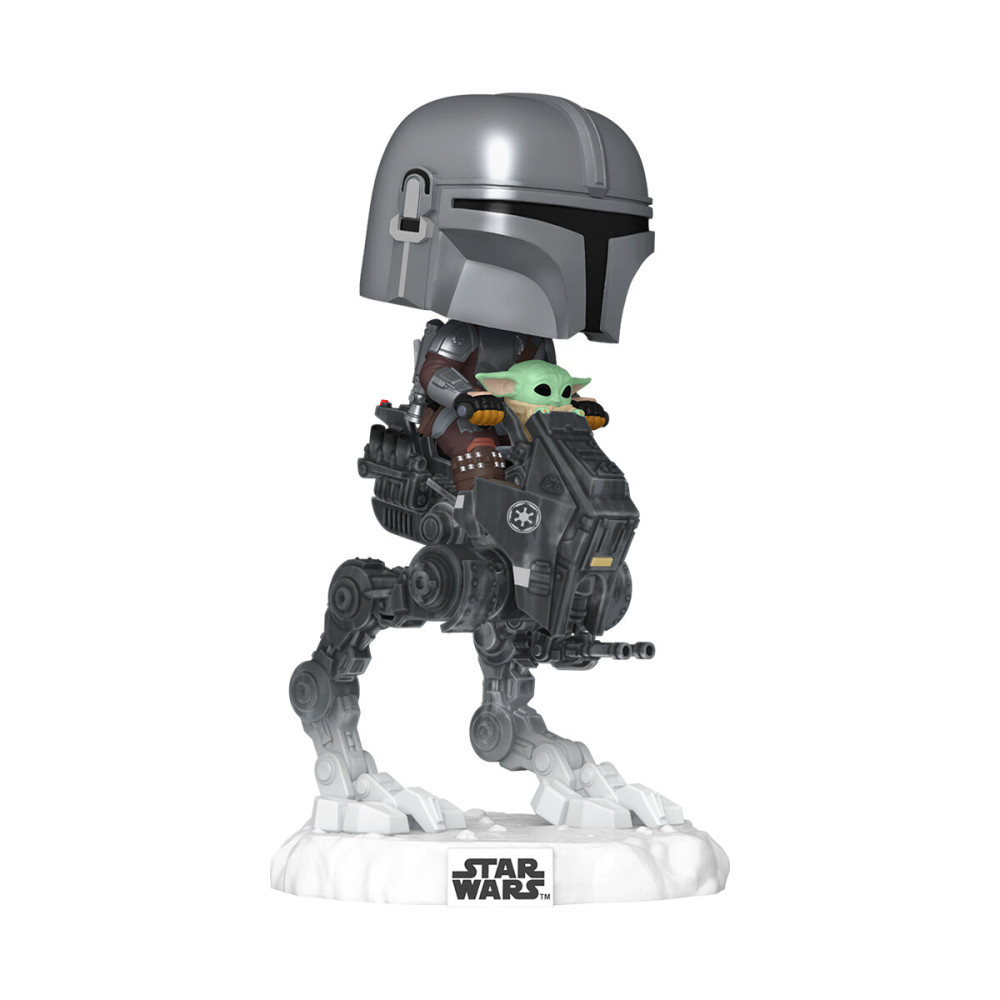 Funko POP! Rides Мандалорець і Ґроґу Мандо з Ґроґу на всюдиході - ігрова фігурка (90812)