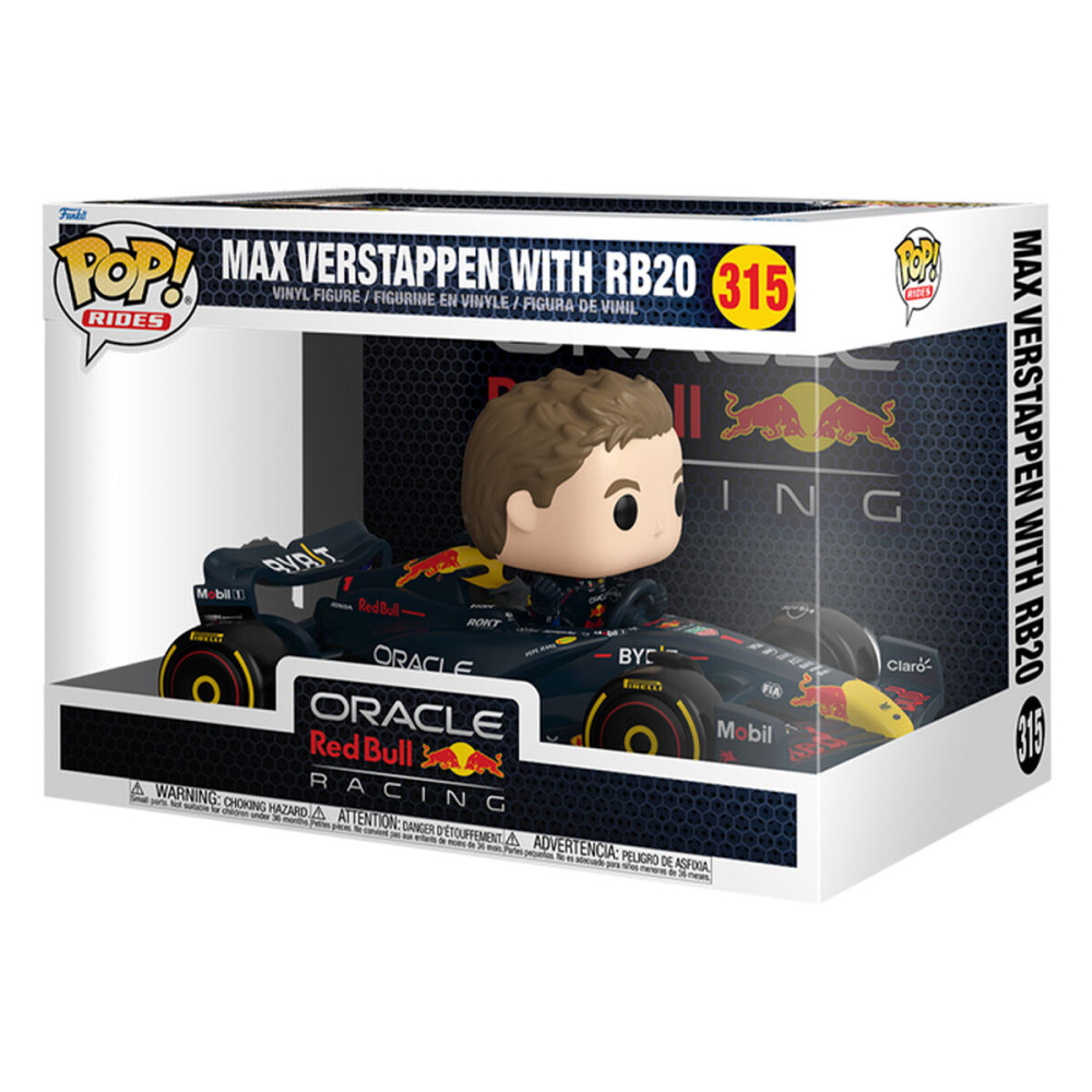 Funko POP! Rides Формула-1 Макс Ферстаппен з RB20 - ігрова фігурка (83921)