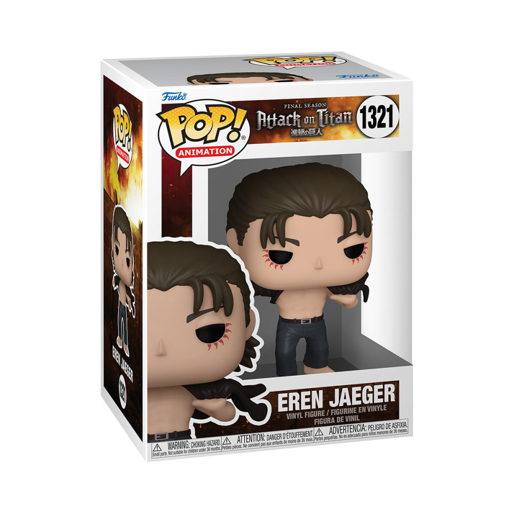 Funko POP! Attack on Titan Ерен Йегер - ігрова фігурка (67926)
